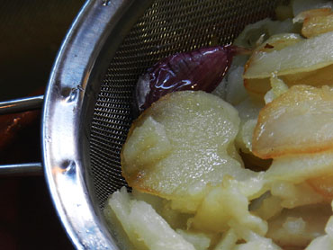 Escorrent les patates