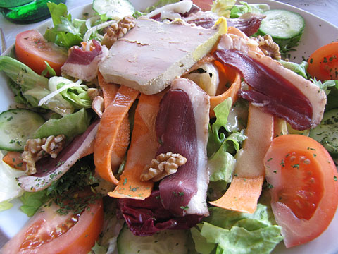 Menú d'abril. Els entrants