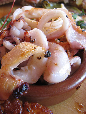Calamars a la planxa