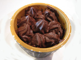 L'Argadà. Mousse de xocolata