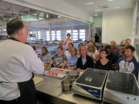Sessió inaugural de l'Aula Gastronòmica del Mercat del Lleó