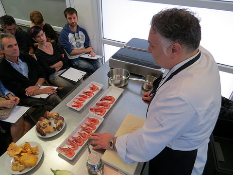 Sessió inaugural de l'Aula Gastronòmica del Mercat del Lleó