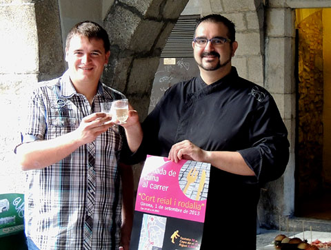 Presentaci&oacute; de la 5a. Jornada de Cuina al carrer Cort Reial i rodalia