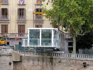 Desmuntatge de l'espai gastronòmic El Vol