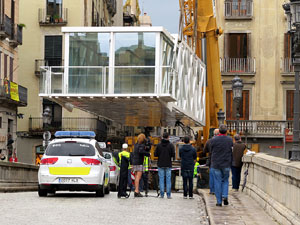 Desmuntatge de l'espai gastronòmic El Vol