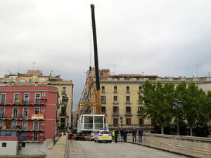 Desmuntatge de l'espai gastronòmic El Vol