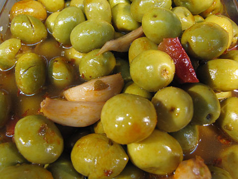 Olives anomenades de la iaia