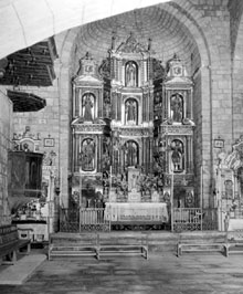 Altar major de l'església parroquial de Sant Llorenç. 1920-1930