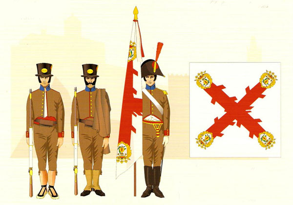 Defensors de Girona. Fusellers, 1808-1809