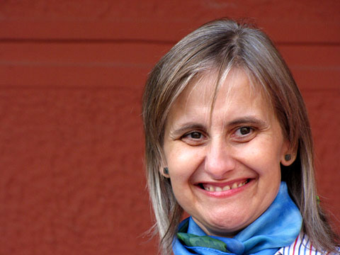 L'artista Clara Bacquelaine, autora de la il·lustració