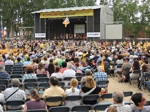 Festival Catalunya vol viure en llibertat i amb dignitat a Girona