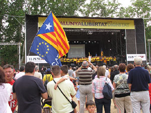Festival Catalunya vol viure en llibertat i amb dignitat a Girona