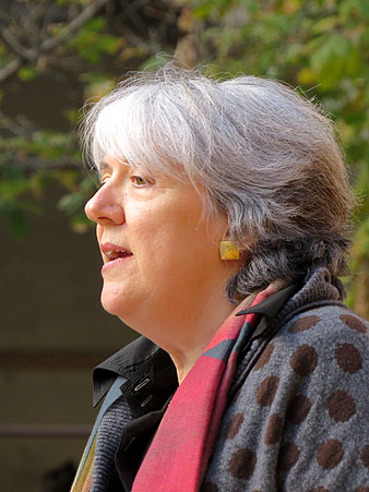 Maria Mercè Roca durant la seva intervenció