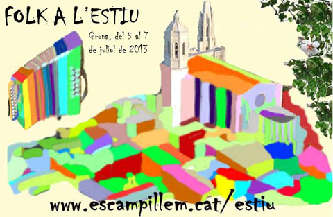 Cartell de Folk a l'estiu 2013