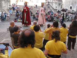 Ballada a càrrec del grup Fal·lera Gironina