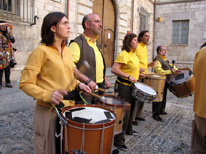 Ballada a càrrec del grup Fal·lera Gironina