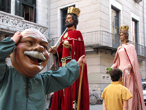 Cercavila a càrrec del grup Fal·lera Gironina