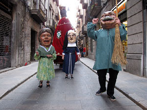 Cercavila a càrrec del grup Fal·lera Gironina