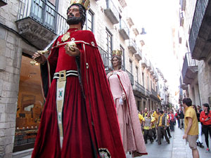 Cercavila a càrrec del grup Fal·lera Gironina