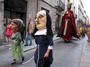 Cercavila a càrrec del grup Fal·lera Gironina