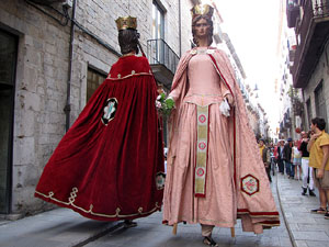 Cercavila a càrrec del grup Fal·lera Gironina