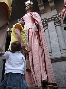 Cercavila a càrrec del grup Fal·lera Gironina