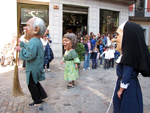 Cercavila a càrrec del grup Fal·lera Gironina