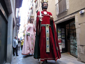 Cercavila a càrrec del grup Fal·lera Gironina