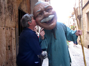 Cercavila a càrrec del grup Fal·lera Gironina