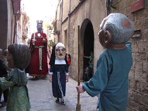 Cercavila a càrrec del grup Fal·lera Gironina