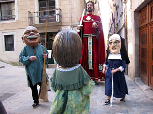 Cercavila a càrrec del grup Fal·lera Gironina