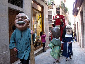 Cercavila a càrrec del grup Fal·lera Gironina