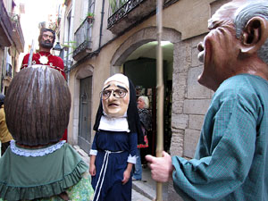 Cercavila a càrrec del grup Fal·lera Gironina