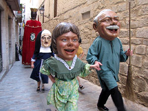 Cercavila a càrrec del grup Fal·lera Gironina