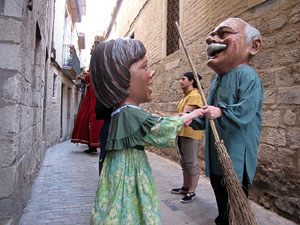 Cercavila a càrrec del grup Fal·lera Gironina