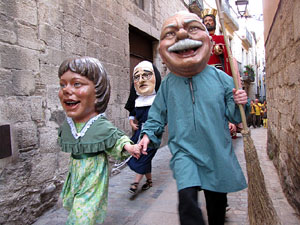 Cercavila a càrrec del grup Fal·lera Gironina