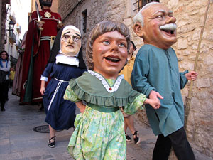 Cercavila a càrrec del grup Fal·lera Gironina