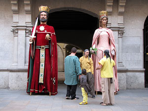 Cercavila a càrrec del grup Fal·lera Gironina