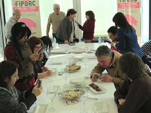 FIPORC 2015. Fira del porc de Riudellots de la Selva. Presentació al Vol de Girona