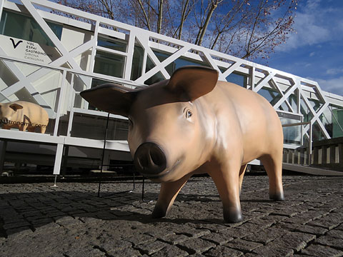 Presentació de la segona edició de FIPORC 2015 Fira del porc de Riudellots de la Selva, al Vol Espai Gastronòmic de Girona