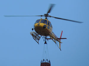 Incendi forestal darrere Les Pedreres