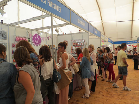 Vista general de l'àrea comercial del Saló Interquilt