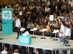 Acte de final de campanya per al 27S de Junts pel S&iacute;