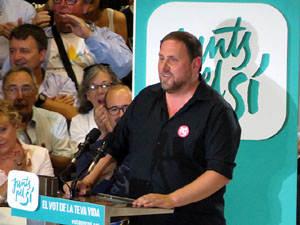 Acte de final de campanya per al 27S de Junts pel S&iacute;