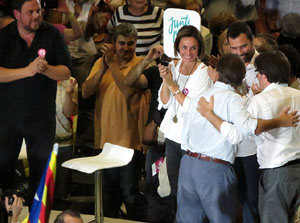 Acte de final de campanya per al 27S de Junts pel S&iacute;