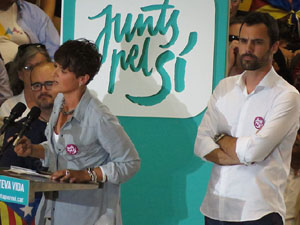 Acte de final de campanya per al 27S de Junts pel S&iacute;