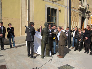 Inauguraci&oacute; escultura de Laure&agrave; Dalmau i Pla