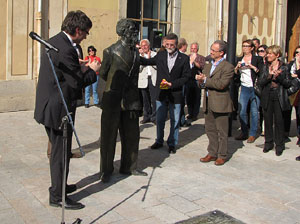 Inauguraci&oacute; escultura de Laure&agrave; Dalmau i Pla