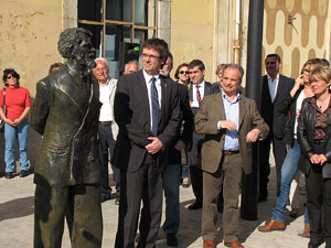 Inauguraci&oacute; escultura de Laure&agrave; Dalmau i Pla