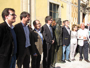 Inauguraci&oacute; escultura de Laure&agrave; Dalmau i Pla